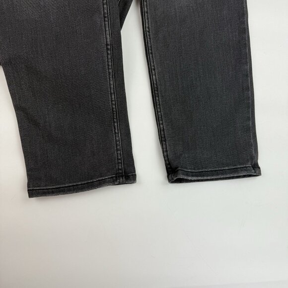 Original Use Mens 34x32 Black Slim Taper Distressed Denim Jeans - Picture 4 of 8